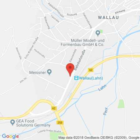 Position der Autogas-Tankstelle: AVIA Tankstelle in 35216, Biedenkopf - Wallau