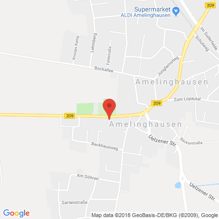 Position der Autogas-Tankstelle: Ulrich Horn in 21385, Amelinghausen