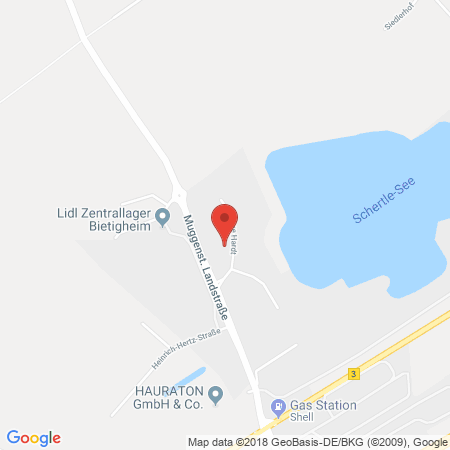 Position der Autogas-Tankstelle: Zens Mineraloelhandels-gmbh in 76467, Bietigheim