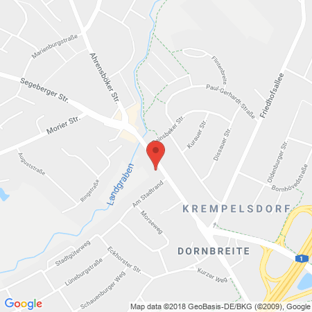 Standort der Tankstelle: ARAL Tankstelle in 23556, Lübeck
