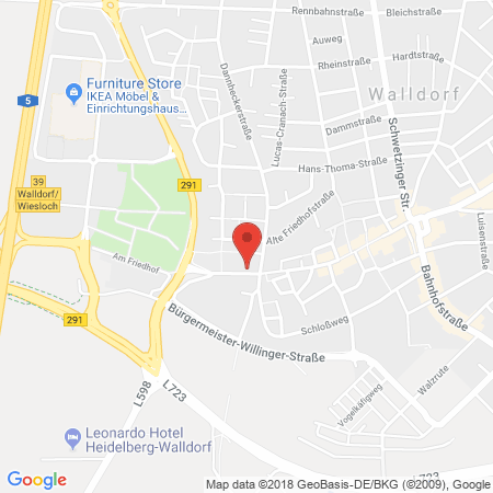 Standort der Tankstelle: OIL! Tankstelle in 69190, Walldorf / Bad