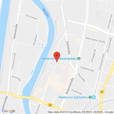 Standort der Autogas Tankstelle: Walter Domesle Mineralölhandlung GmbH in 74076, Heilbronn
