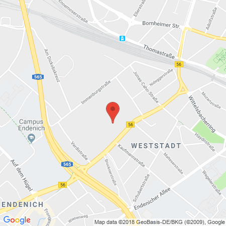 Position der Autogas-Tankstelle: Knauber Hobby Tankstelle in 53115, Bonn