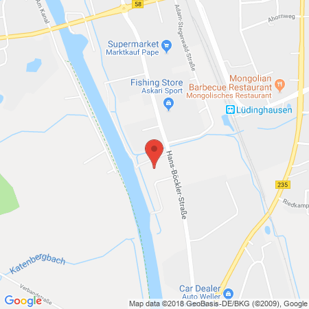 Standort der Tankstelle: Raiffeisen Tankstelle in 59348, Lüdinghausen