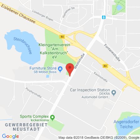 Position der Autogas-Tankstelle: OPEL-Autohaus Mundt Halle Neustadt in 06126, Halle-Neustadt