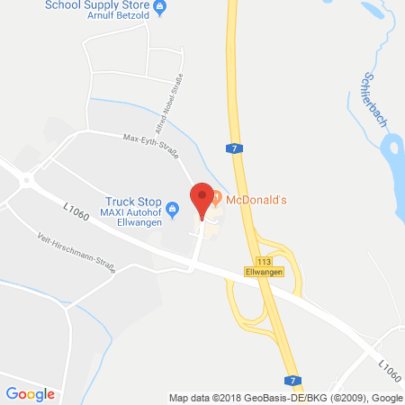 Standort der Autogas Tankstelle: Maxi Autohof Ellwangen (Esso) in 73479, Ellwangen