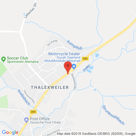 Standort der Tankstelle: ED Tankstelle in 66822, Lebach-Thalexweiler