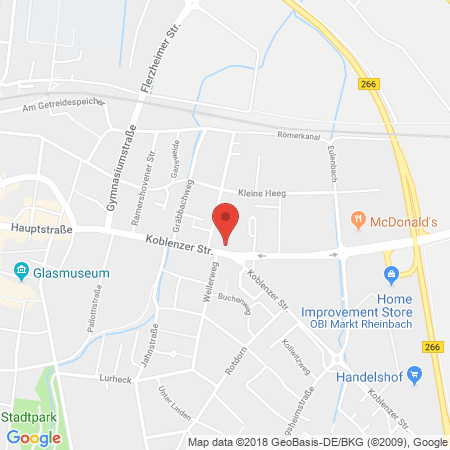 Position der Autogas-Tankstelle: Pm in 53359, Rheinbach