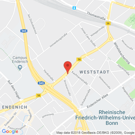 Standort der Tankstelle: bft Tankstelle in 53115, Bonn