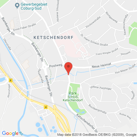 Standort der Autogas Tankstelle: Autoservice Hartwich GmbH (BFT/ELO) in 96450, Coburg