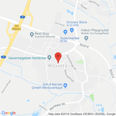Standort der Autogas Tankstelle: ML - Lifestyle Produkte in 91637, Wörnitz