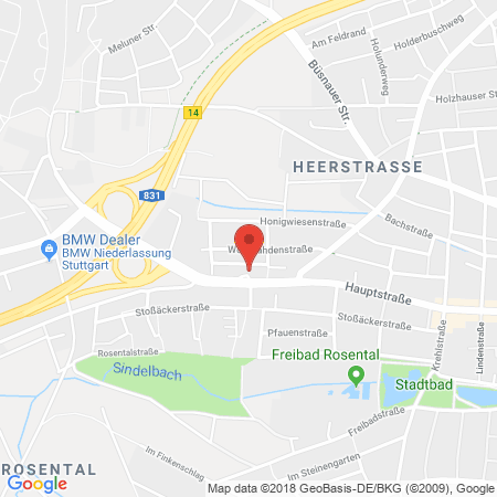 Standort der Tankstelle: ARAL Tankstelle in 70563, Stuttgart