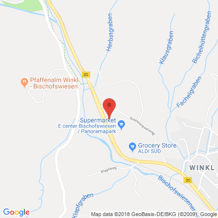 Position der Autogas-Tankstelle: Agip Tankstelle in 83483, Bischofswiesen