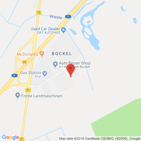 Position der Autogas-Tankstelle: JET Tankstelle in 27404, Bockel
