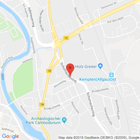 Standort der Tankstelle: Agip Tankstelle in 87437, Kempten