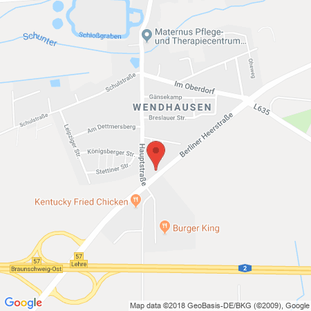 Position der Autogas-Tankstelle: Shell Tankstelle in 38165, Lehre-wendhausen