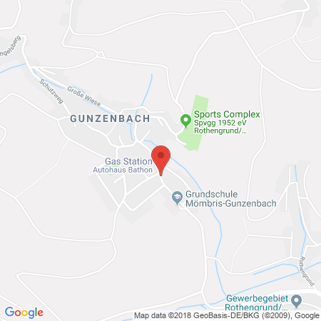 Position der Autogas-Tankstelle: AVIA Tankstelle in 63776, Mömbris-gunzenbach