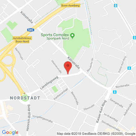 Standort der Tankstelle: ED Tankstelle in 53119, Bonn