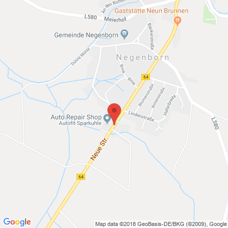 Standort der Autogas Tankstelle: Autofit-Service-Partner W.Sparkuhle in 37643, Negenborn