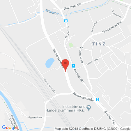 Standort der Autogas Tankstelle: Shell Station in 07545, Gera