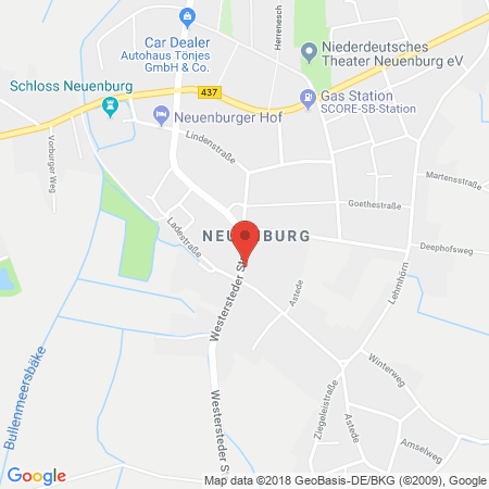Standort der Autogas Tankstelle: Esso Tankstelle / Autohaus Claas Penning in 26340, Zetel-Neuenburg