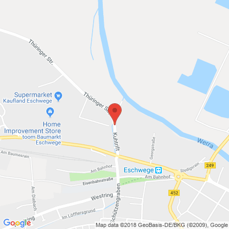 Position der Autogas-Tankstelle: AUTO HAUS G.U.S. GmbH in 37269, Eschwege-Werra