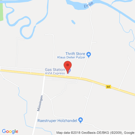 Position der Autogas-Tankstelle: AVIA-Tankstelle in 48291, Telgte