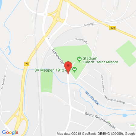Standort der Autogas Tankstelle: Bosch Service Neuhäuser in 49716, Meppen