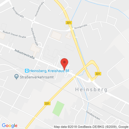 Position der Autogas-Tankstelle: K&K Bikershop GmbH in 52525, Heinsberg
