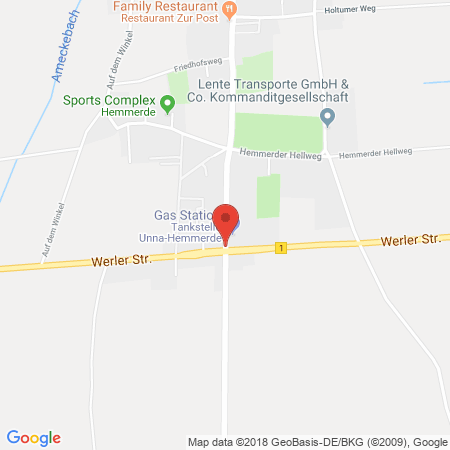 Position der Autogas-Tankstelle: Calpam Station in 59427, Unna-Hemmerde