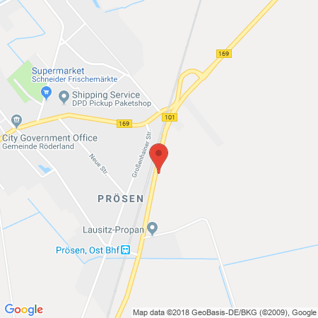 Standort der Autogas Tankstelle: Lausitz-Propan GmbH in 04932, Prösen/Elsterwerda