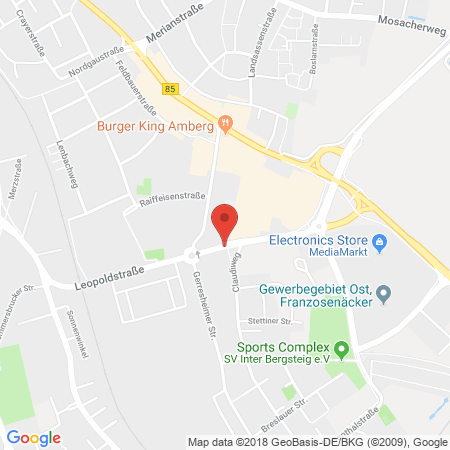 Standort der Autogas Tankstelle: Amberger-Autogas-Zentrum, Kundenkartentankstelle in 92224, Amberg