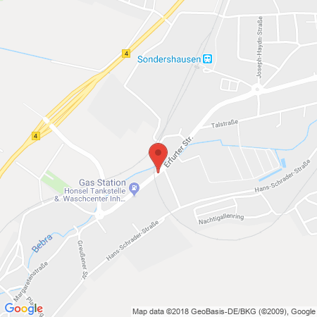 Standort der Autogas Tankstelle: Honsel Tankstelle Winfried Schlaß in 99706, Sondershausen