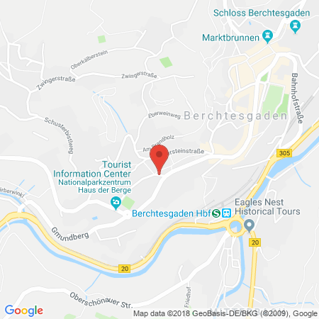 Standort der Autogas Tankstelle: BK Benzin Kontor in 83471, Berchtesgaden
