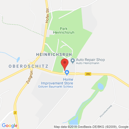 Standort der Autogas Tankstelle: Auto Heinzmann in 07907, Schleiz