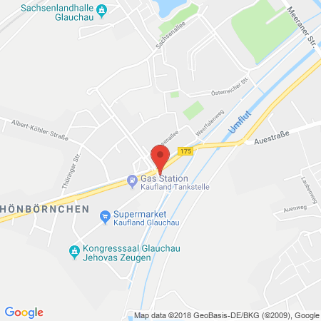 Standort der Autogas Tankstelle: Autohaus B + L GmbH in 08371, Glauchau