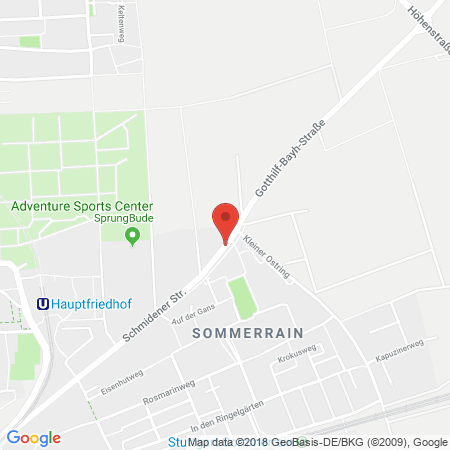 Standort der Autogas Tankstelle: AGIP Tankstelle Dehn & Co. KG in 70374, Stuttgart-Bad Cannstatt