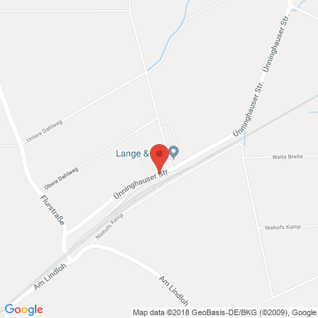 Standort der Autogas Tankstelle: Lange & Co. GmbH (Betriebsgelände) in 59556, Lippstadt-Benninghausen