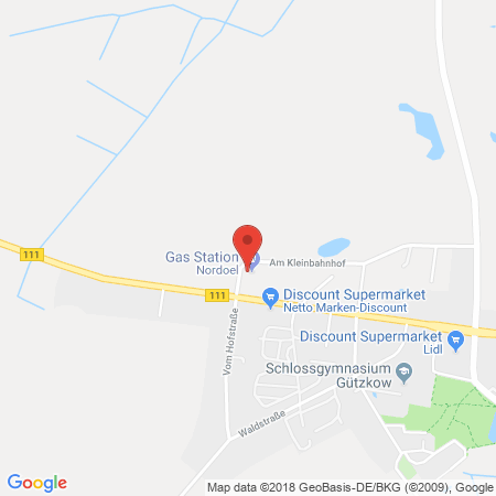 Standort der Autogas Tankstelle: BFT Tankstelle in 17506, Gützkow