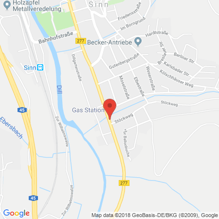 Standort der Autogas Tankstelle: BFT Tankstelle Henner Späth in 35764, Sinn