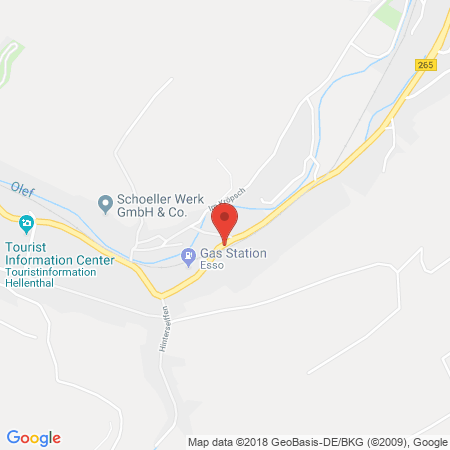 Standort der Autogas Tankstelle: Esso Station Josef Kirch in 53940, Hellenthal