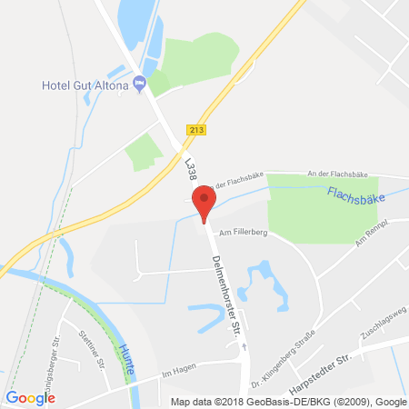 Position der Autogas-Tankstelle: Westpoint GmbH in 27793, Wildeshausen