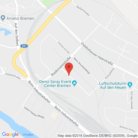 Standort der Autogas Tankstelle: Wilhelm Hoyer KG Autogasbetankungsanlage in 28239, Bremen