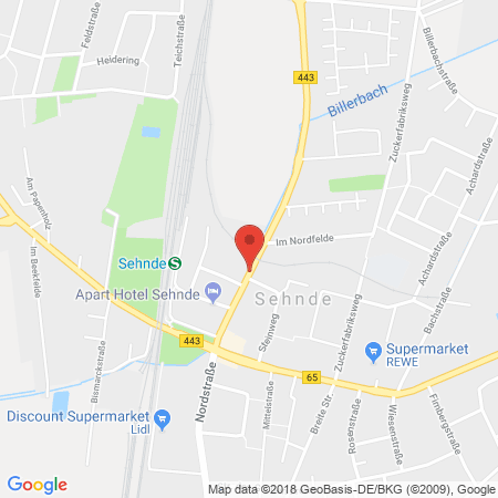 Position der Autogas-Tankstelle: Freie Tankstelle Konrad Deppe in 31319, Sehnde