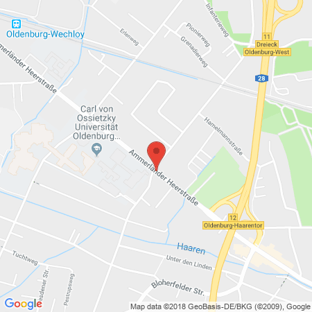 Standort der Autogas Tankstelle: OIL Tankstelle Oldenburg, Jan Harms in 26129, Oldenburg