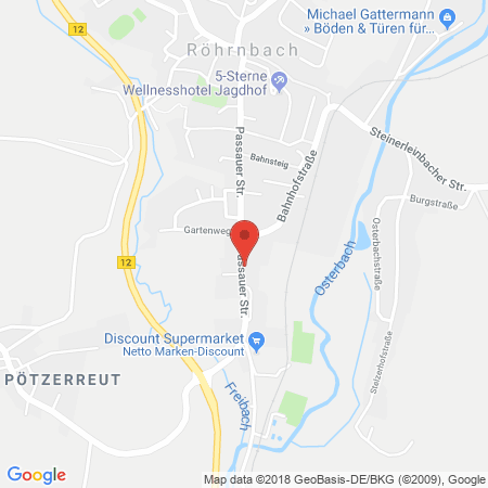 Standort der Autogas Tankstelle: AVIA Tankstelle Gress in 94133, Röhrnbach