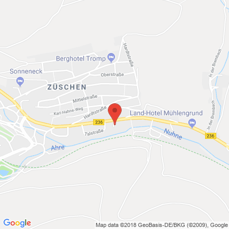 Standort der Autogas Tankstelle: Reibert Mineralöle GmbH in 57319, Bad Berleburg