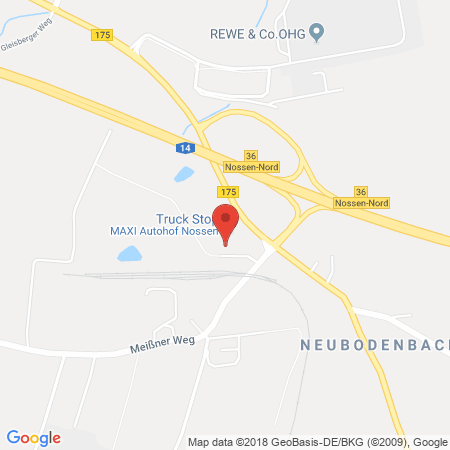 Standort der Autogas Tankstelle: Maxi Autohof Nossen (Esso) in 01683, Starbach