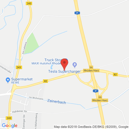 Standort der Autogas Tankstelle: Maxi Autohof Rhüden (Esso) in 38723, Seesen-Rhüden