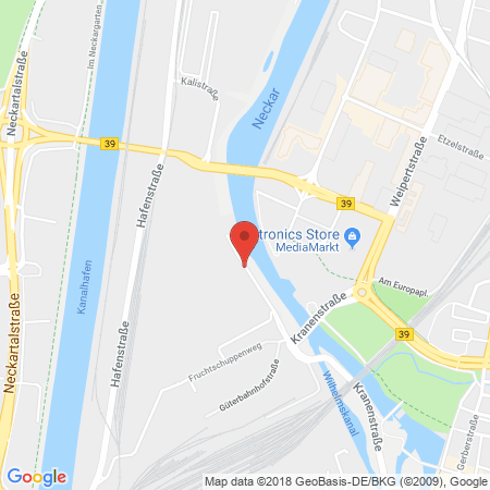 Standort der Autogas Tankstelle: Emil Betz GmbH, AGA-GAS in 74076, Heilbronn